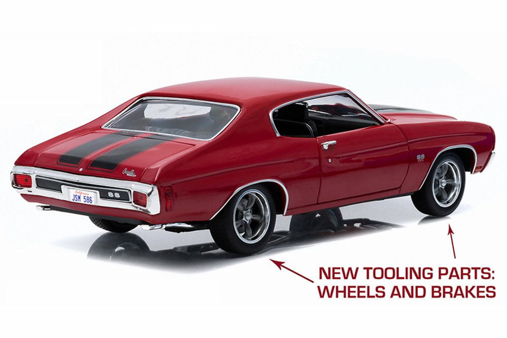 1/43 Greenlight Fast & Furious Dom's 1970 Chevy Chevelle ss Grey 86227 