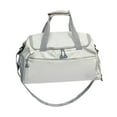 thumbnail image 4 of Bolsa de viaje con separación seca y húmeda, versátil bolsa deportiva para gimnasio y entrenamiento. Blanco, 4 of 8