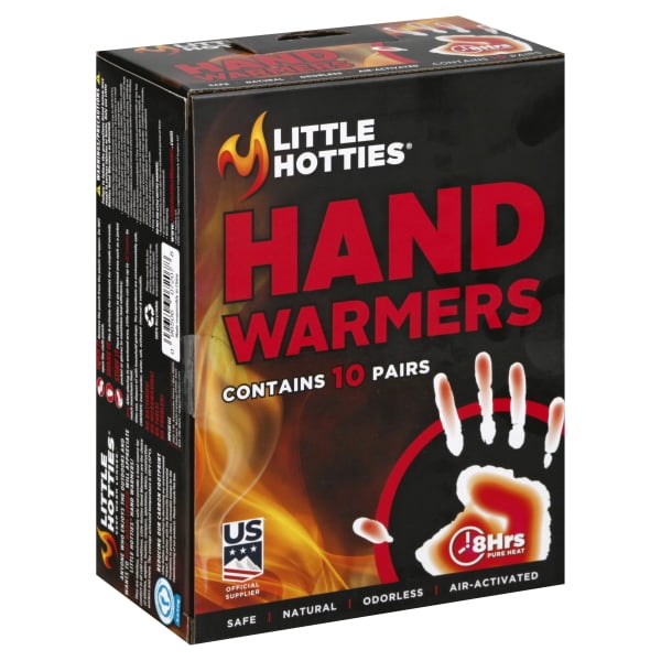 Little Hotties Hand Warmers Pocket Glove Winter 8 Hours Heat Fast Free P&P 