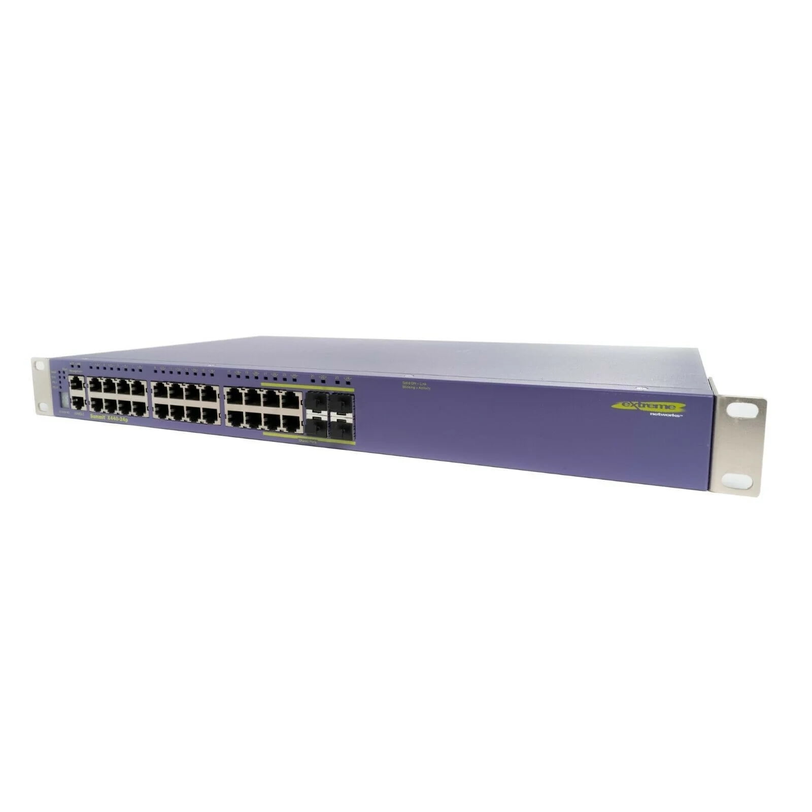 Extreme Networks Management Switch 16504 Summit X440-24P 24 Port, POE+, 4 SFP L3 644728165049