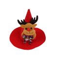 thumbnail image 1 of UDIYO Pet Headgear Pet Christmas Hat Adjustable Ultra-Light Vibrant Color Easy-wearing Dress Up Non-woven Fabric Xmas Tree Elk Style Dog Cat Cosplay Xmas Hat Pet Supplies, 1 of 7