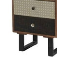 thumbnail image 4 of 42 Inch Tall Dresser Chest, Multicolor, 6 Drawers, Sturdy Sled Base, Brown- Saltoro Sherpi, 4 of 6