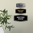thumbnail image 4 of Signs ByLITA Fancy Meeting Room Sign (Black / Silver) - Large, 4 of 5