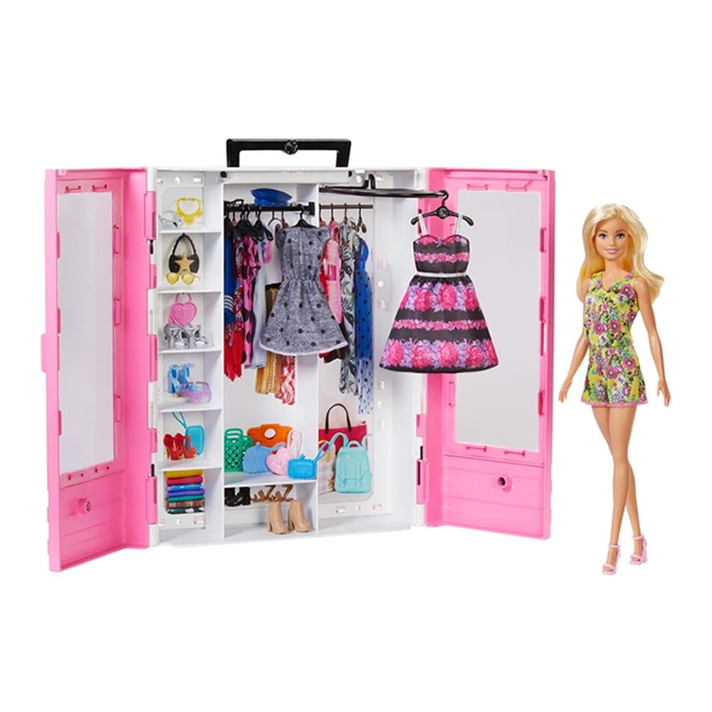 Set de juego Barbie Mattel Fashionistas Armario Walmart en línea