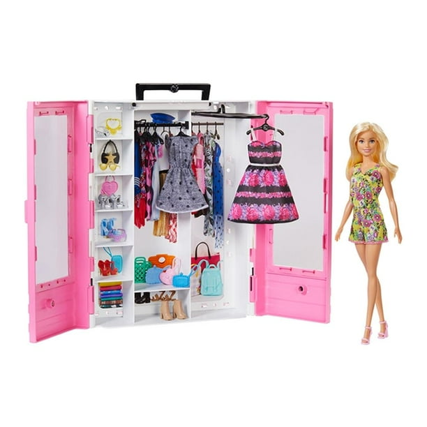Set de juego Barbie Mattel Fashionistas Armario Walmart en línea