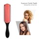 thumbnail image 2 of Cepillo de pelo de 9 filas masajeador de cuero cabelludo para salón peine de masaje para el hogar herramientas para peinar el cabello, 2 of 8