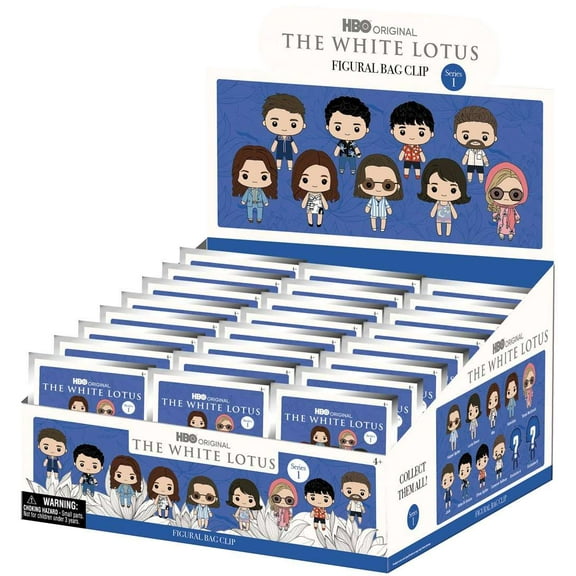 3D Figural Foam Bag Clip White Lotus Series 1 Mystery Box (24 Packs)