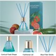 thumbnail image 4 of Australian Grapefruit Reed Diffuser with 8 Blue Fiber Sticks,100ml Scent Diffuser for Bedroom Bathroom Living Room,Last Up 30 Days, 4 of 5