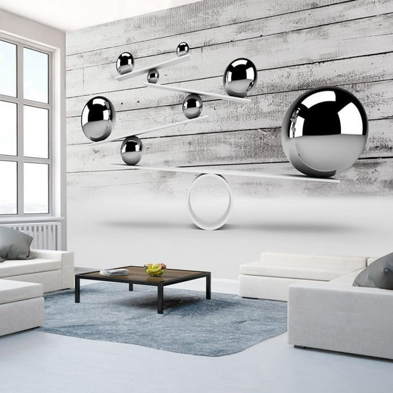 Tiptophomedecor 3D Illusion Wallpaper Wall Mural - Balance