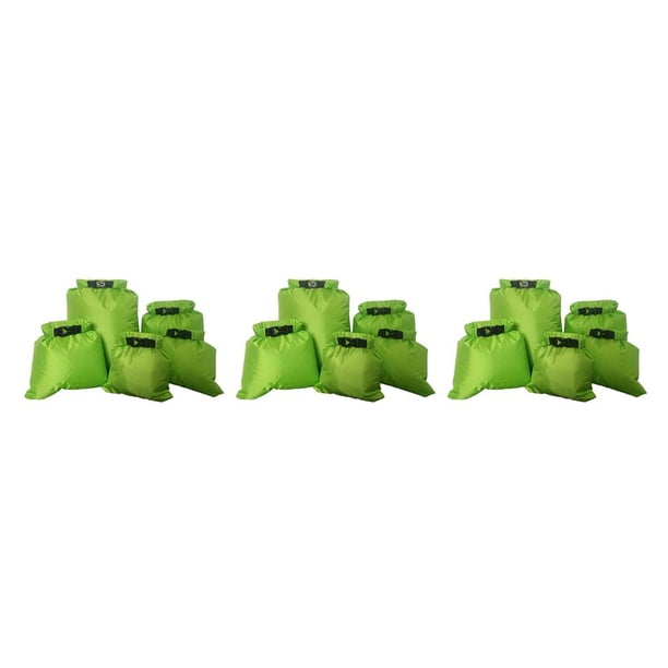 Bolsa seca impermeable Eigraketly 5 piezas Verde