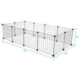 thumbnail image 3 of Ktaxon 14''L Pet Playpen Includes Cable Ties, Upgrade Customizable Animal Fence, 3 of 6