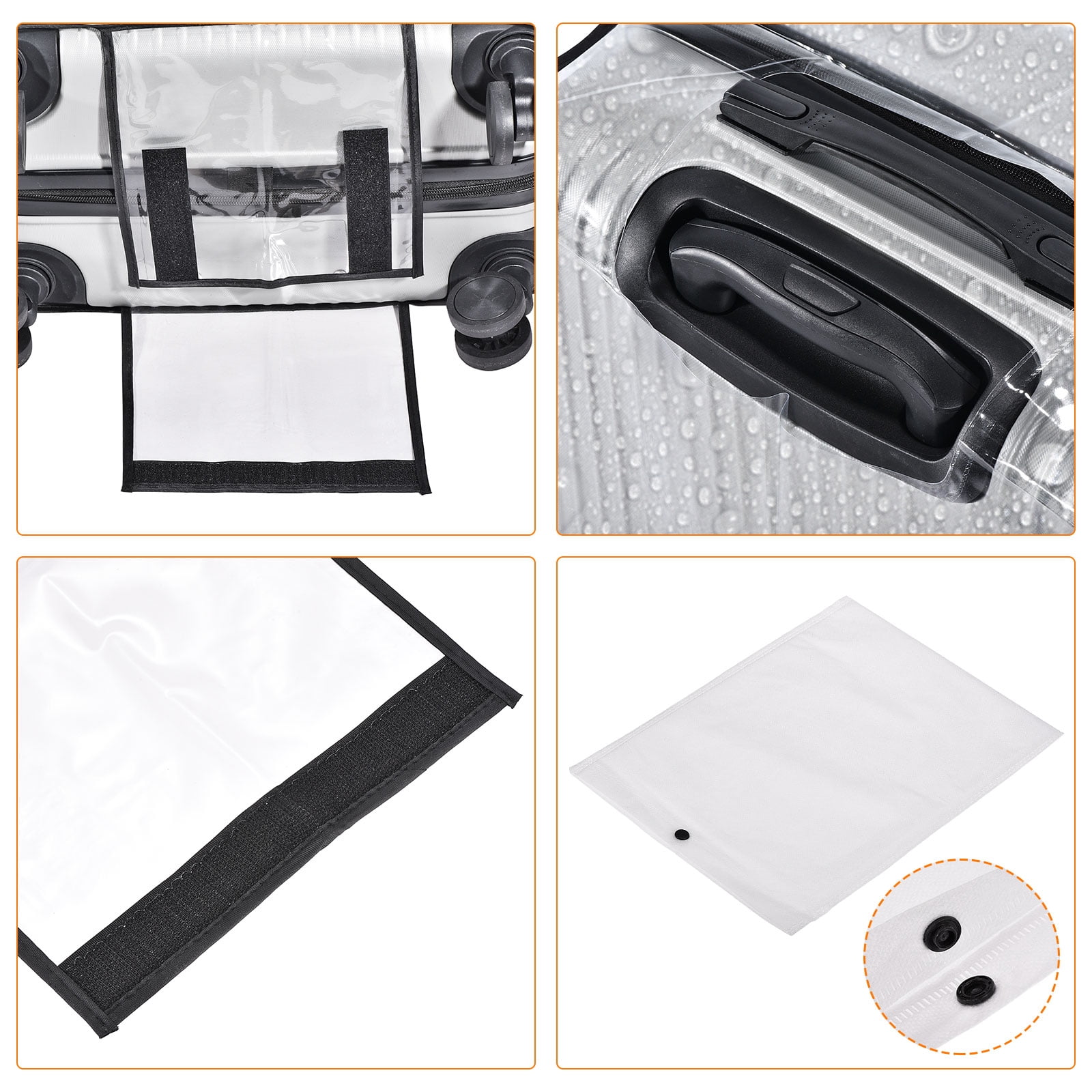 Unique Bargains Luggage Protector for Suitcases with Hook-and-Loop Fastener 24 Inch