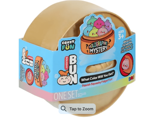 Crazy Fun Holographic Mystery Squishy Bun Set