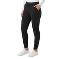 thumbnail image 3 of 32 Degrees Heat Women's Tech Fleece Jogger Sweatpants, Black Medium, 3 of 4