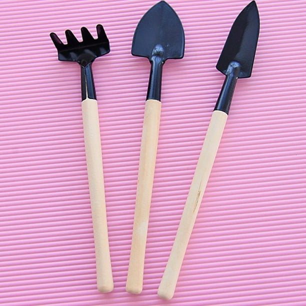 PELLE,3pcs Ensemble d'outils de jardin mini pelle râteau bêche pour PELLE,3pcs Ensemble d'outils de jardin mini pelle râteau bêche pour