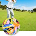 thumbnail image 3 of Iaukyu 5Pcs Golf Balls Soft Texture Good Elasticity Wear-resistant Bright Color Impact-Resistant Lightweight Indoor Outdoor Golf Training Balls Golf Accessories, 3 of 6