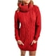 thumbnail image 1 of Vestidos Para Mujer Vestidos de Otoño Otoño Invierno Casaul Sólido Jersey de Manga Larga Suéter de Cuello Alto Odeerbi ODB174268, 1 of 9