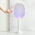 thumbnail image 4 of ZMKIAG Electric Fly Swatter, 2 in 1 Bug Zapper Racket with Attractant Light, Durable Rechargeable Handheld & Stand Mosquito Killer for Indoor Home Backyard Patio Camping, 4 of 8