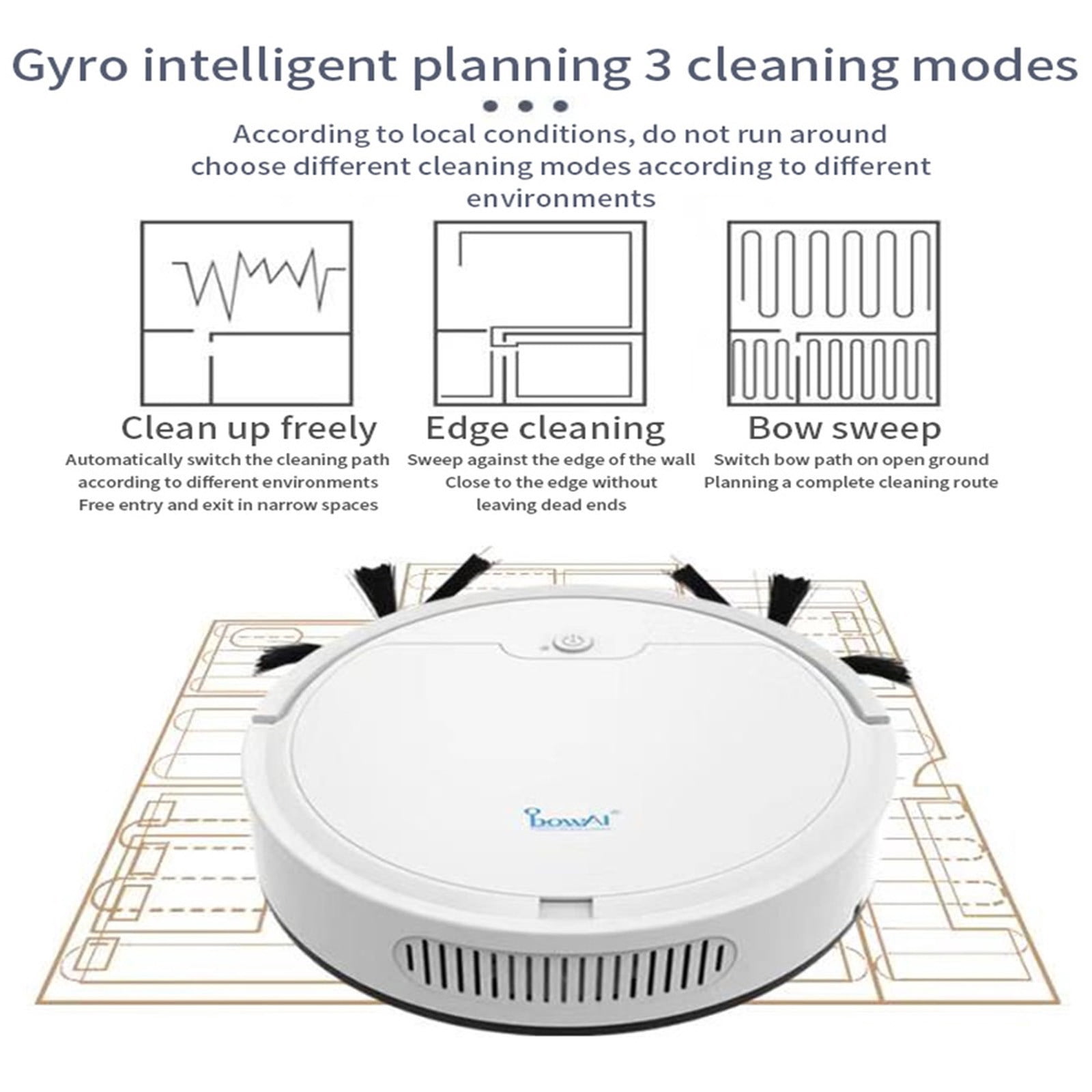 Robot Vacuum, Robot Vacuum and Mop Combo with Schedule,Smart Cleaning Robot Auto Robotic Vacuum Dry Wet Mopping Cleaner