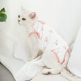 thumbnail image 2 of Pet Surgery Recovery Suit Cute Pattern Prevent Bite/Lick Milk Fiber Fabric Thicken Pet Dog Cat Neutering Suit for Home, 2 of 8