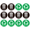thumbnail image 1 of 2 bags of Recycling Trash Can Stickers Waterproof Trash Can Classification Stickers, 1 of 9