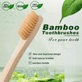 thumbnail image 3 of Bamboo Toothbrushes Soft Bristles For Sensitive Teeth Adults 5-Pack Eco-Friendly, 3 of 9
