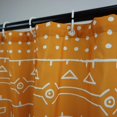 thumbnail image 5 of Mudcloth Stall Shower Curtain Yellow 36-Inch Ethnic African Boho Small Fabric Bathroom Shower Curtain Sets Mud Cloth Decor, Heavy Weighted & Waterproof (Yellow, 36 x 72), 5 of 6