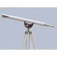 thumbnail image 3 of floor standing chrome with white leather anchormaster telescope 65 inch, 3 of 5