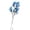 🥝 Blue_Hot#537, variant on Artificial Cherry Blossom Stems Faux Plum Blossom Branches • Silk Floral Stems for Vase Arrangement • Wedding Table Centerpiece Home Party Décor Maintenance-Free