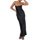 thumbnail image 2 of Gibobby Vestidos de fiesta largos Estilo europeo y americano Primavera y verano Moda Sexy Bordado Encaje Tirantes Color sólido Vestido largo Fiesta femenina Recepción(Negro,M), 2 of 5