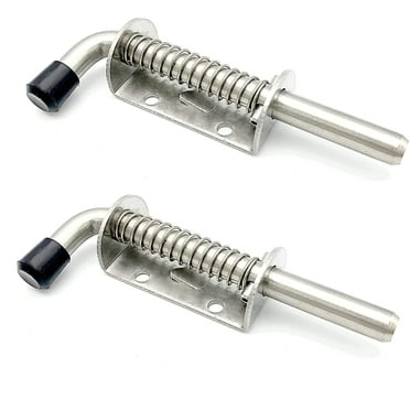 4 Pcs Heavy Duty Metal Lock Barrel Bolt Spring Loaded Latch 6.5 Inches ...