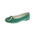 thumbnail image 1 of MAWCLOS Ballerines pour Femmes à Enfiler Chaussures Plates Confort Antidérapantes Chaussure Décontractée Bout Carré Escarpins de Soirée Vert 6.5, 1 of 8