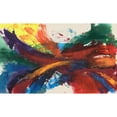 thumbnail image 3 of Goldberger, Jennifer 24x16 Black Modern Framed Museum Art Print Titled - Twisting Rainbow I, 3 of 5