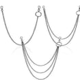 thumbnail image 4 of Punk Style Waist Chain Thick Chain Distinctive Creative Body Chain Hip Hop Rock Retro Trendy Pants Chain for Women, 4 of 6