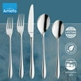 thumbnail image 4 of Amefa Cuba 20-Piece 18/10 Stainless Steel Flatware Set, Silver, 4 of 7