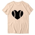 thumbnail image 1 of Blusas de Manga Corta para las Mujeres Divertido Impreso Cuello Redondo Tee, Vintage Humor Gráfico Blusas de Primavera para las Mujeres, 1 of 3