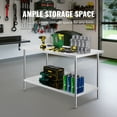 thumbnail image 4 of VEVOR Stainless Steel Work Prep Table Commercial Worktable Food Prep 30x60x34in, 4 of 9