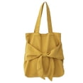 thumbnail image 6 of Creative Designed Bow Tote Bag Literary Shoulder Women's Bag Student Canvas Bag, Niche Large-capacity Trendy Handbag Shoulder Bag, 6 of 7