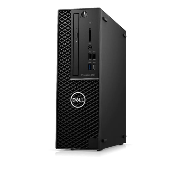 Restored Dell Precision 3431 SFF Small Form Factor Workstation Desktop | Core i9 - 9900 - 512GB SSD Hard Drive - 32GB RAM | 8 cores @ 5 GHz Win 11 Pro Black (Refurbished)