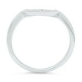 thumbnail image 4 of 0.25 ct Brilliant Round Cut Synthetic Moissanite 18K White Gold Stackable Band SZ 7.25, 4 of 5