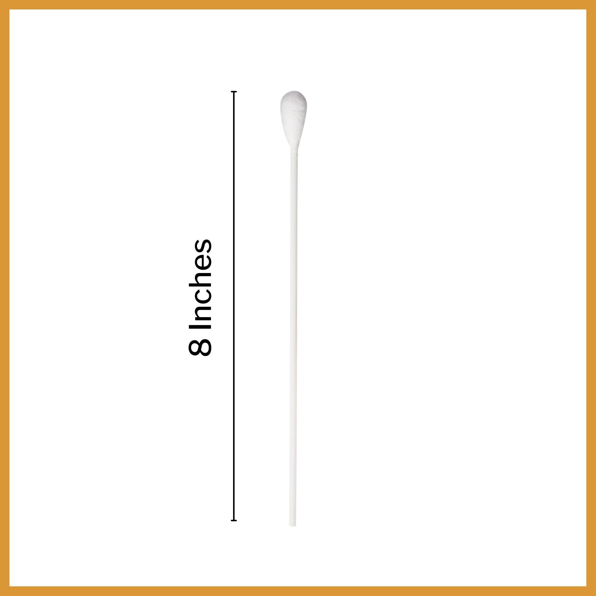 McKesson Rayon-Tipped OB/GYN Applicators, Non-Sterile Swabs, 8 in, 50 Count, 10 Packs, 500 Total