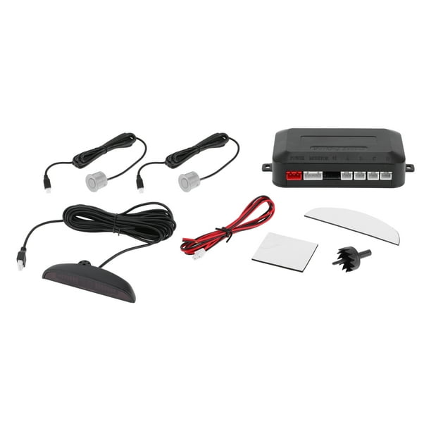 Sistema de radar de reversa Unique Bargains, sensores de estacionamiento traseros 2 2Pc