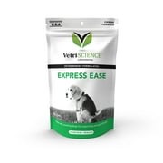 VetriScience Express Ease Anal Gland and Digestive Support Bars for Dogs, Duck Flavor, 40 ct