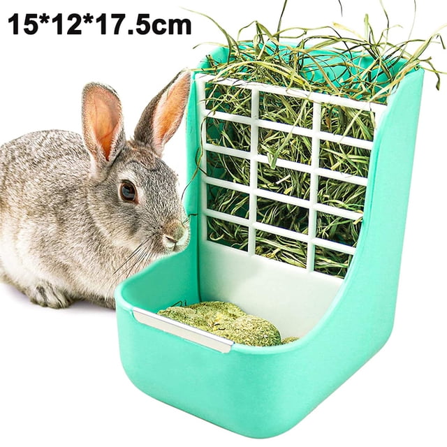 Comedero para conejos, cobayas, heno, comedero, heno y comederos para conejos, cobayas, chinchillas y otros animales pequeños Adepaton 220909-3