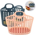 thumbnail image 1 of 2Pcs Durable Plastic Fruit and Vegetable Storage Basket for Home Use Assorted Color, 1 of 9