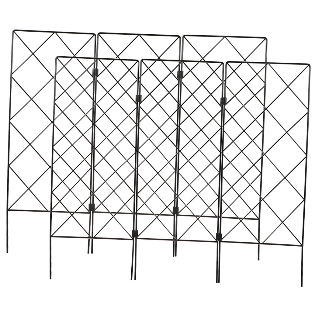 unbranded 2pcs Practical Garden Climbing Plants Support Rack Iron Tomatoes Cages for Garden
