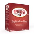 thumbnail image 2 of Red Rose English Breakfast Tea Specially Blended Strong Robust Black Tea with 50 Individually Wrapped Tea Bags Per Box (6pk) Contains Caffeine Brew Hot Full Flavored Black Tea in the English Tradition, 2 of 10