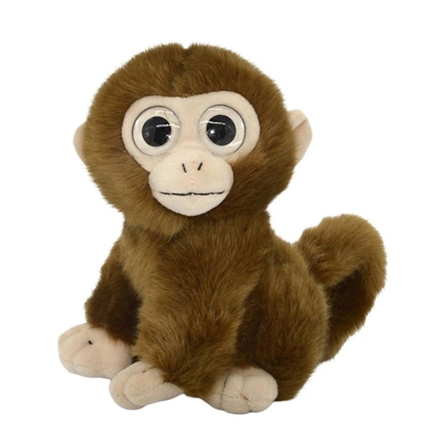 MarinaVida Lindo Mono de Peluche Animales de Peluche, Mono Pequeño Suave y Mimoso para Bebés Niños Regalos Juguetes, 8 Pulgadas