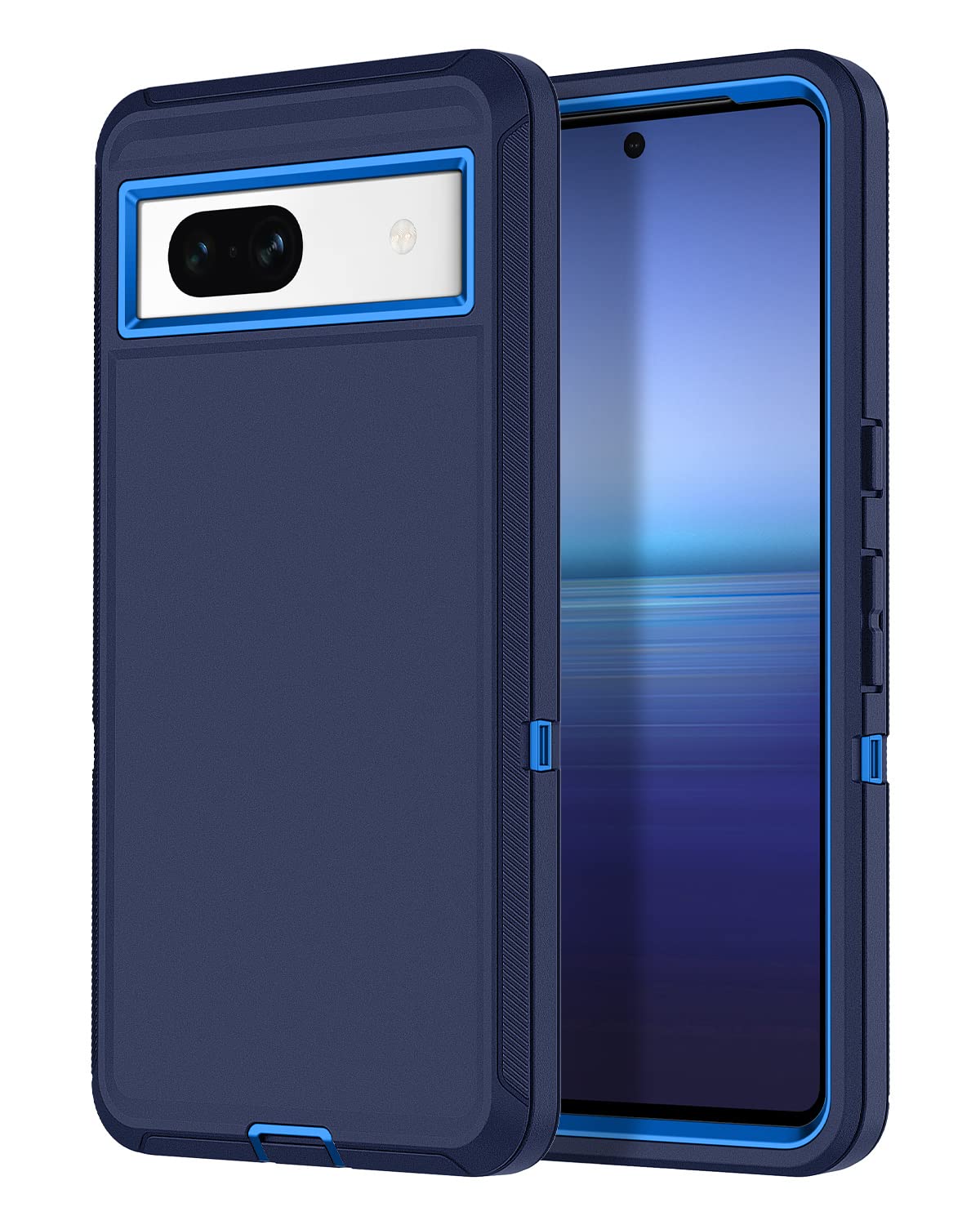 JETech Magnetic Case for Google Pixel 8 6.2-Inch 2023, Compatible with MagSafe Accessories, Shockproof Protective Phone Cover, Non-Yellowing Hard Clear PC Back (Clear