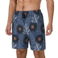 thumbnail image 2 of Haiem Sunflowers Mens Swim Trunks with Compression Liner 2 in 1 Swimming Shorts Stretch Swimwear Quick Dry,Board Shorts-Small, 2 of 9